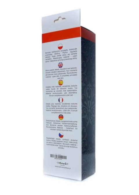 WIBRATOR-REAL SKIN - BLACK WIBRATOR-REAL SKIN - BLACK