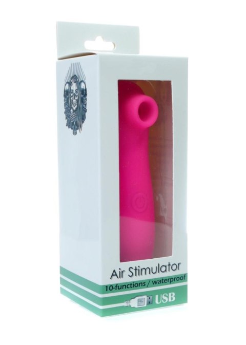 AIR STIMULATOR USB 10 FUNCTIONS DARK PINK AIR STIMULATOR USB 10 FUNCTIONS DARK PINK
