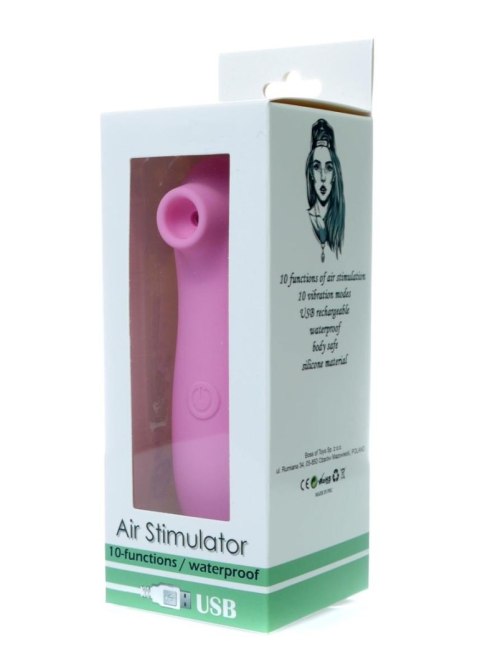 AIR STIMULATOR USB 10 FUNCTIONS LIGHT PINK AIR STIMULATOR USB 10 FUNCTIONS LIGHT PINK