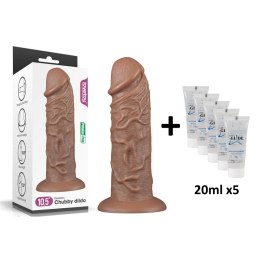 MEGA WIELKIE DŁUGIE DILDO PENIS 24,5CM + LUBRYKANT