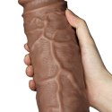 MEGA WIELKIE DŁUGIE DILDO PENIS 24,5CM + LUBRYKANT