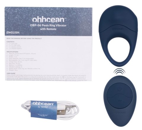 Ohhcean Penis Ring w/Remote Ohhcean Penis Ring w/Remote