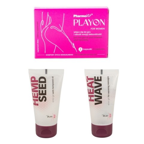 KAPSUŁKI PLAY ON FOR MEN + 2 X ŻEL JUST PLAY 50ML KAPSUŁKI PLAY ON FOR MEN + 2 X ŻEL JUST PLAY 50ML
