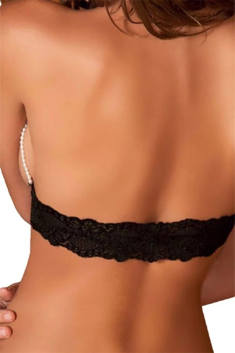 2PC PEARL LACE BRA & G SET BLACK, S/M 2PC PEARL LACE BRA & G SET BLACK, S/M