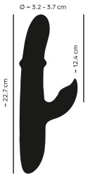 WIBRATOR Z PORUSZAJĄCYM SIĘ PIERŚCIENIEM 22,7 CM SMILE