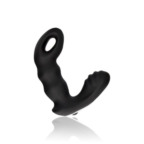 Beaded Vibrating Prostate Massager with Remote Control - Black Beaded Vibrating Prostate Massager with Remote Control - Black