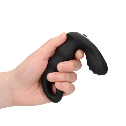 Beaded Vibrating Prostate Massager with Remote Control - Black Beaded Vibrating Prostate Massager with Remote Control - Black