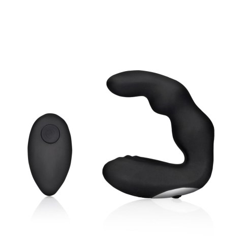 Bent Vibrating Prostate Massager with Remote Control - Black Bent Vibrating Prostate Massager with Remote Control - Black