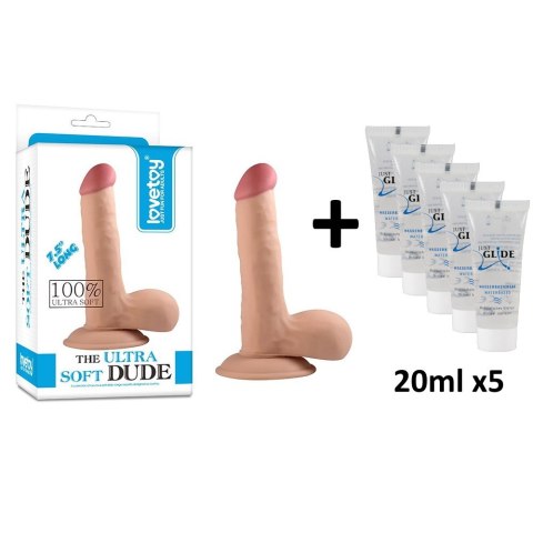 REALISTYCZNE DILDO SZTUCZNY PENIS 19,5CM+LUBRYKANT REALISTYCZNE DILDO SZTUCZNY PENIS 19,5CM+LUBRYKANT