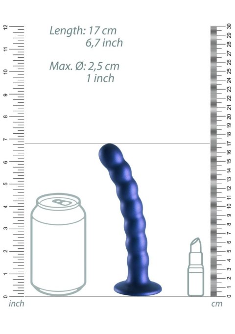 Beaded Silicone G-Spot Dildo - 6,5'' / 16,5 cm Beaded Silicone G-Spot Dildo - 6,5'' / 16,5 cm