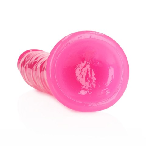 Slim Realistic Dildo with Suction Cup - Glow in the Dark - 9'' / 22,5 cm Slim Realistic Dildo with Suction Cup - Glow in the Dark - 9'' / 22,5 cm