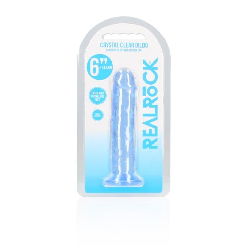 Straight Realistic Dildo with Suction Cup - 6'' / 14,5 Straight Realistic Dildo with Suction Cup - 6'' / 14,5