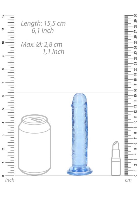 Straight Realistic Dildo with Suction Cup - 6'' / 14,5 Straight Realistic Dildo with Suction Cup - 6'' / 14,5