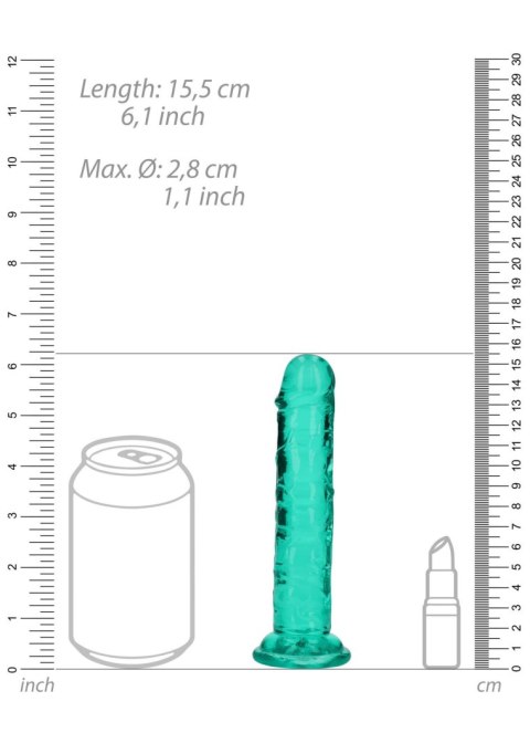 Straight Realistic Dildo with Suction Cup - 6'' / 14,5 Straight Realistic Dildo with Suction Cup - 6'' / 14,5