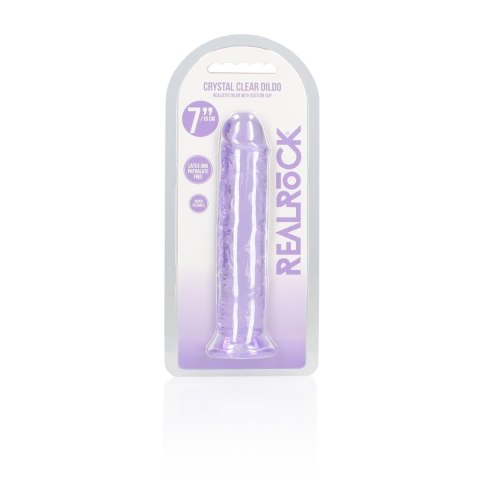 Straight Realistic Dildo with Suction Cup - 7'' / 18 Straight Realistic Dildo with Suction Cup - 7'' / 18