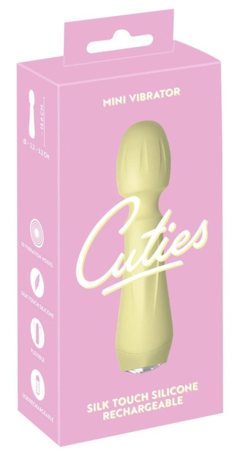 Cuties Mini Vibrator Yellow 4 Cuties Mini Vibrator Yellow 4