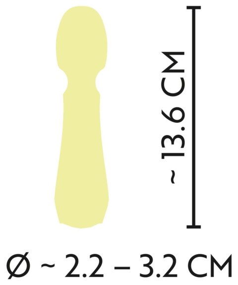 Cuties Mini Vibrator Yellow 4 Cuties Mini Vibrator Yellow 4