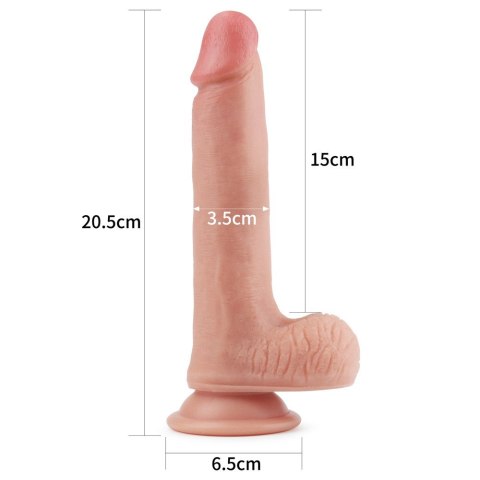 REALISTYCZNE SILIKONOWE DILDO Z PRZYSSAWKĄ 20,5CM REALISTYCZNE SILIKONOWE DILDO Z PRZYSSAWKĄ 20,5CM