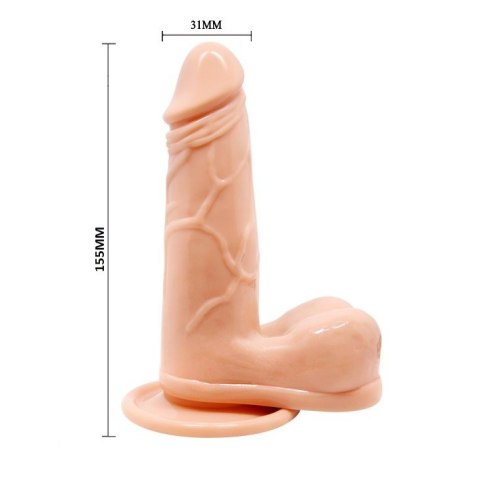 REALISTYCZNE DILDO Z PRZYSSAWKĄ LYBAILE, 15,5 CM, WIBRACJE, PILOT REALISTYCZNE DILDO Z PRZYSSAWKĄ LYBAILE, 15,5 CM, WIBRACJE, PILOT