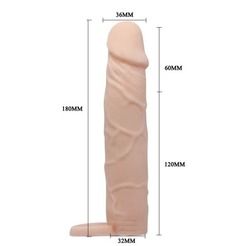 Nakładka na penisa 18cm Pretty Love Nakładka na penisa 18cm Pretty Love
