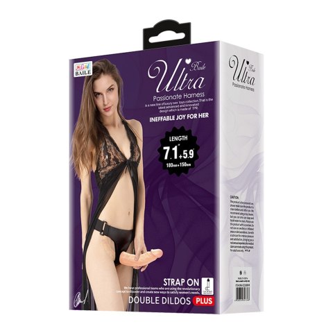 Strap on Ultra Female Passionate z dwoma dildami LyBaile Strap on Ultra Female Passionate z dwoma dildami LyBaile