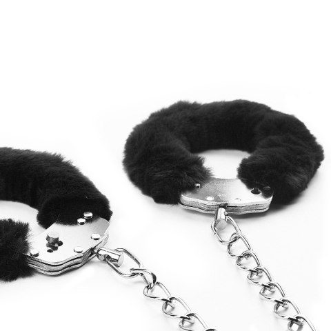 KAJDANKI FLUFFY LEG CUFFS CZARNE KAJDANKI FLUFFY LEG CUFFS CZARNE