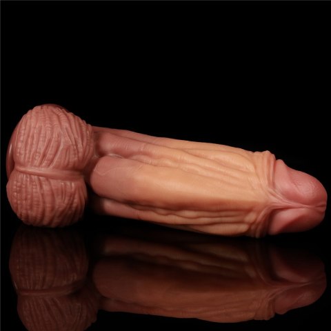 DILDO 10'' DUAL LAYERED PLATINUM SILICONE COCK DILDO 10'' DUAL LAYERED PLATINUM SILICONE COCK