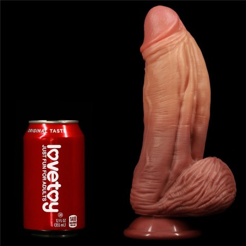 DILDO 10'' DUAL LAYERED PLATINUM SILICONE COCK DILDO 10'' DUAL LAYERED PLATINUM SILICONE COCK