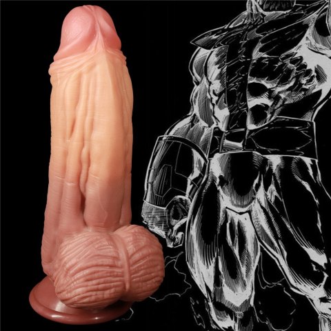 DILDO 10'' DUAL LAYERED PLATINUM SILICONE COCK DILDO 10'' DUAL LAYERED PLATINUM SILICONE COCK