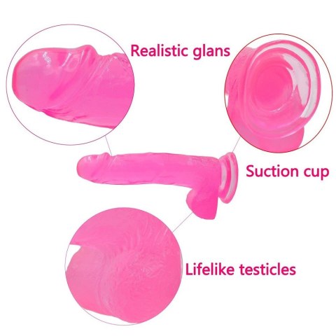 DILDO 8'' JELLY STUDS DILDO 8'' JELLY STUDS