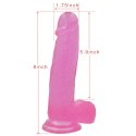 DILDO 8'' JELLY STUDS
