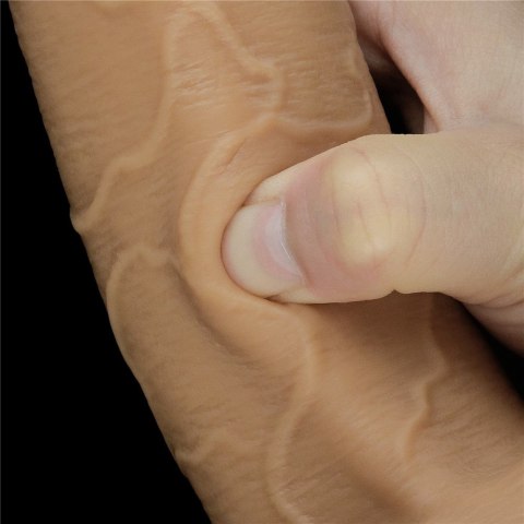 DONG 9.5'' DUAL LAYERED HANDLE COCK DONG 9.5'' DUAL LAYERED HANDLE COCK