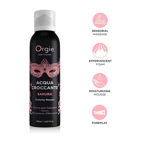 PIANKA DO MASAŻU ACQUA CROCANTE SAKURA - 150 ML PIANKA DO MASAŻU ACQUA CROCANTE SAKURA - 150 ML