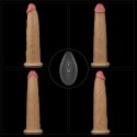 WIBRATOR 9.0'' DUAL LAYERED PLATINUM SILICONE ROTATOR