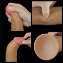 WIBRATOR 9.0'' DUAL LAYERED PLATINUM SILICONE ROTATOR