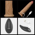 WIBRATOR 9.0'' DUAL LAYERED PLATINUM SILICONE ROTATOR