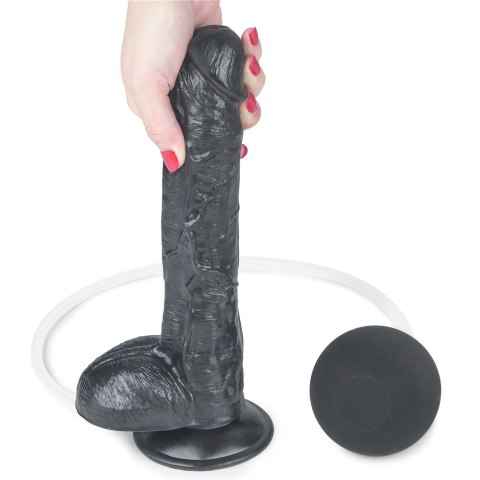 DILDO 10'' SQUIRT EXTREME DILDO - BLACK DILDO 10'' SQUIRT EXTREME DILDO - BLACK