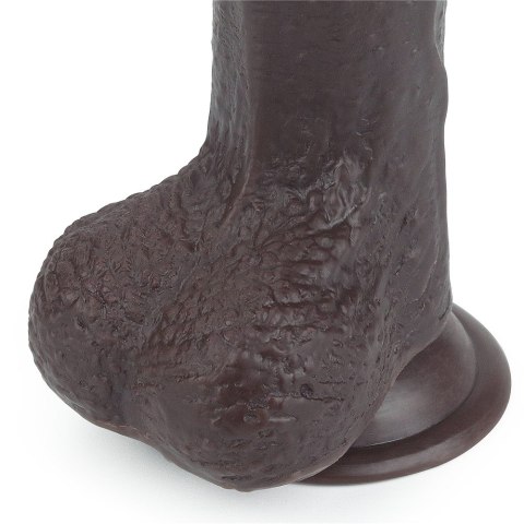 DILDO 7'' SLIDING SKIN DUAL LAYER DONG - BLACK DILDO 7'' SLIDING SKIN DUAL LAYER DONG - BLACK