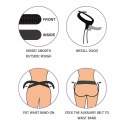 EASY STRAP ON SET 7.0'' BLACK