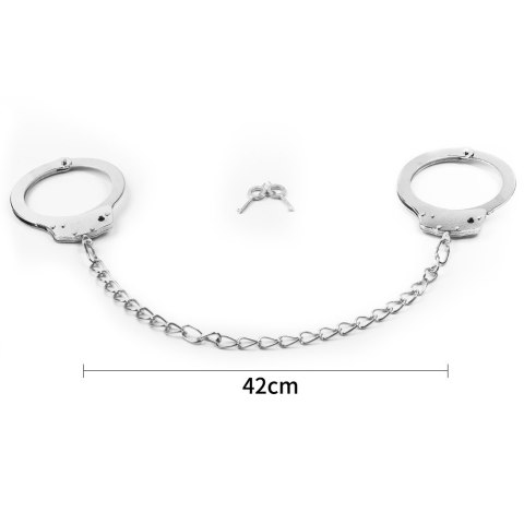 KAJDANKI NA NOGI FETISH PLEASURE METAL LEG CUFFS KAJDANKI NA NOGI FETISH PLEASURE METAL LEG CUFFS