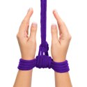 LINA FETISH BONDAGE ROPE 10M FIOLETOWA