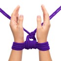 LINA FETISH BONDAGE ROPE 10M FIOLETOWA