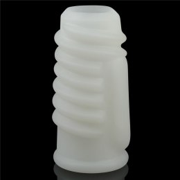PIERŚCIEŃ NAKŁADKA VIBRATING SPIRAL KNIGHTS RING (WHITE)