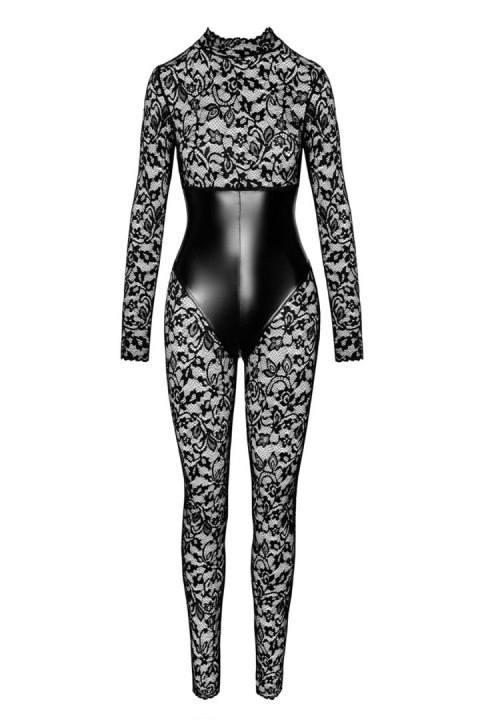 Koronkowy catsuit Enigma z gorsetem pod biustem M Noir Handmade Koronkowy catsuit Enigma z gorsetem pod biustem M Noir Handmade