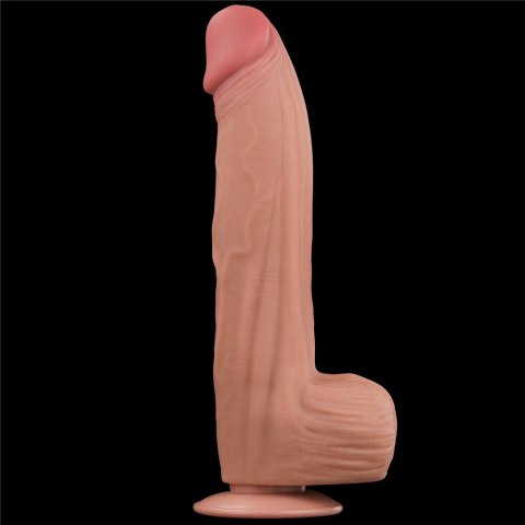 12'' KING SIZED SLIDING SKIN DUAL LAYER DONG 12'' KING SIZED SLIDING SKIN DUAL LAYER DONG