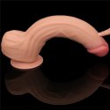 12'' KING SIZED SLIDING SKIN DUAL LAYER DONG