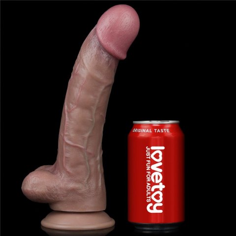 DILDO 10.5'' DUAL LAYERED PLATINUM SILICONE COCK DILDO 10.5'' DUAL LAYERED PLATINUM SILICONE COCK