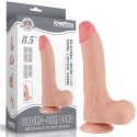DILDO 8.5'' SLIDING SKIN DUAL LAYER DONG FLESH