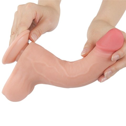 DILDO 8.5'' SLIDING SKIN DUAL LAYER DONG FLESH DILDO 8.5'' SLIDING SKIN DUAL LAYER DONG FLESH