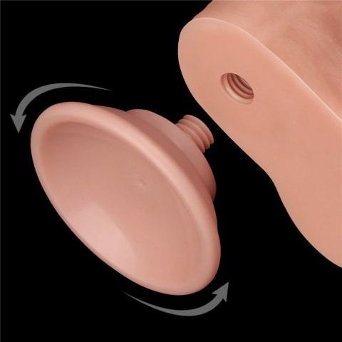 DILDO 8.5'' SLIDING SKIN DUAL LAYER DONG FLESH DILDO 8.5'' SLIDING SKIN DUAL LAYER DONG FLESH